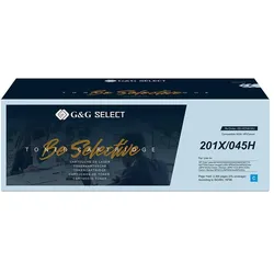 G&G, Toner, Toner ersetzt HP, Canon 201X, 045H Kompatibel Cyan CF401X/Cartridge 045H C (C)