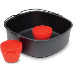 Philips Back-Kit (für Airfryer XXL), Zubehör Küchengeräte, Schwarz