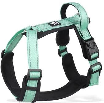 Uplift Essentials Professional Anti Escape Reflective Dog Harness With Control Handle green m