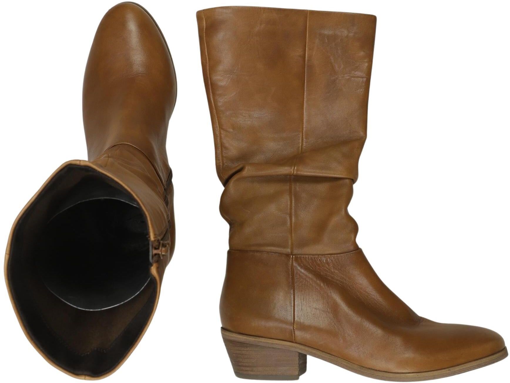 SPM Damen Stiefel, Braun, Gr. EU 38, Leder - Second Hand