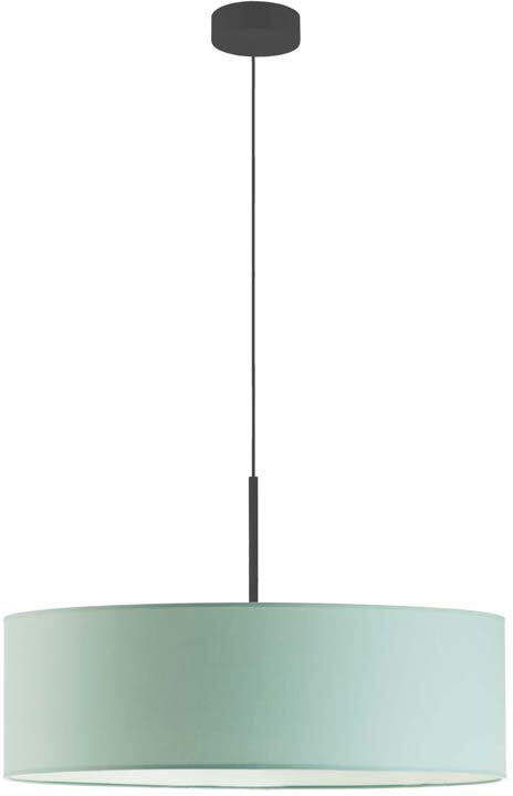 17 Stories Aubrionna 4 - Light Drum Pendant Mint/Black