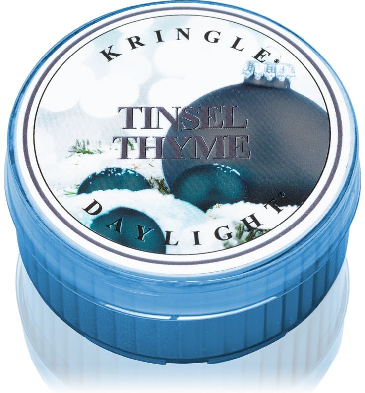 Kringle Candle Tinsel Thyme bougie chauffe-plat 42 g