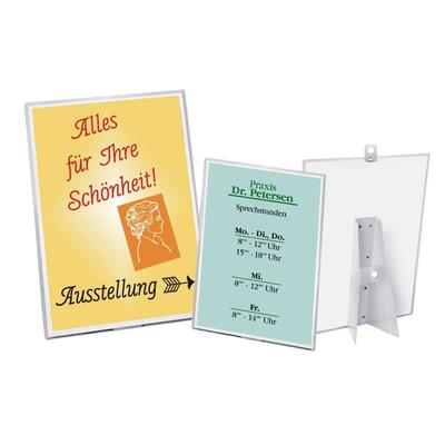 Veloflex Plakatständer A3 Kunststoff transparent Packung mit 20 Stück