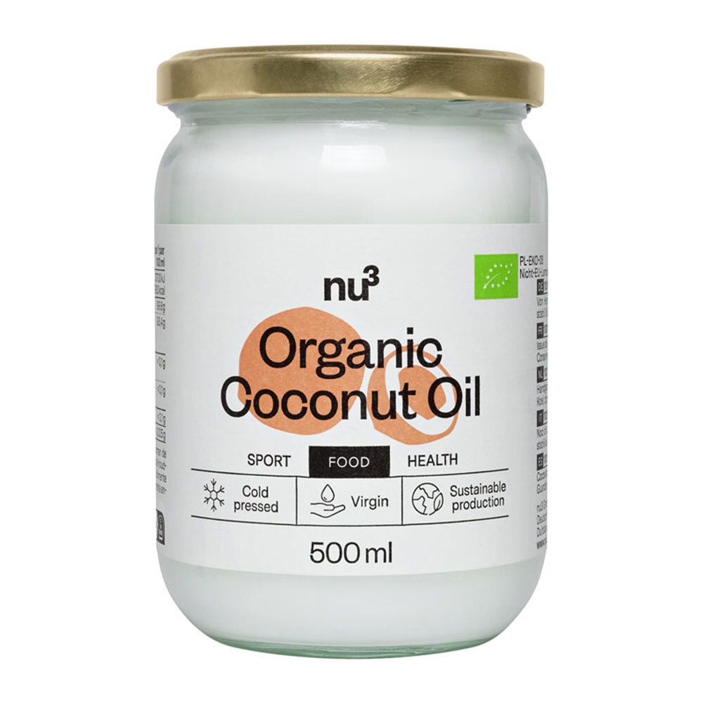 nu3 Kokosöl Bio 500 ml Öl