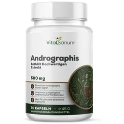 VitaSanum® - Andrographis (Andrographis paniculata) (Kalmegh) 500 mg 90 Kapseln