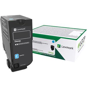 Lexmark Toner 74C20C0 Prebate, cyan, 3000 Seiten