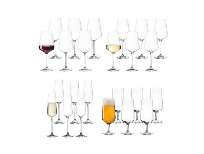LEONARDO Gläser-Set Puccini Gläserset 24er Set, 24-tlg., Glas