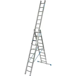 Krause STABILO Vielzweckleiter TRBS, Stufen 3 x 10, Arbeitshöhe 7,50 m