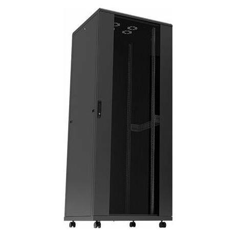 LogiLink Netzwerk Standschrank, 16HE (16 HE, 19 Zoll Rack) (D16S68B)