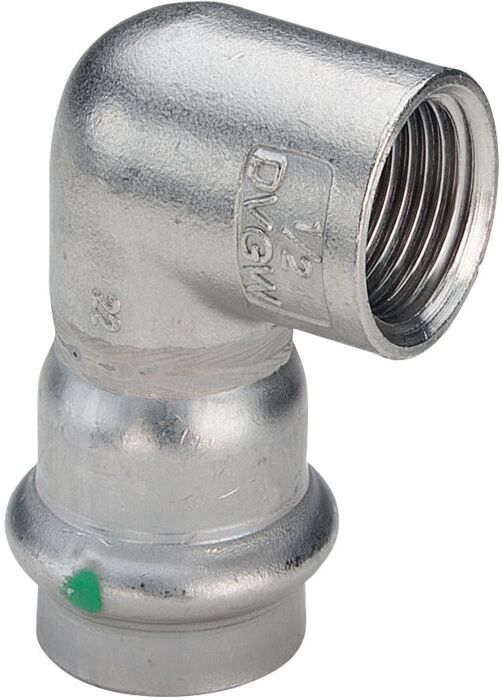 Viega Sanpress Inox Winkel 437039 22mmxRp 1, 90Grad, Stahl nichtrostend, SC-Contur