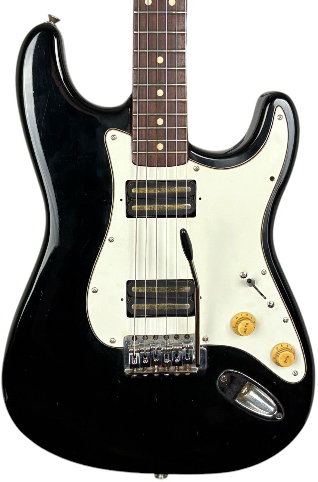 Fender Japan STD Stratocaster HH 1987-1988   schwarz - Refurbished