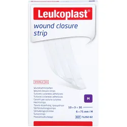Leukoplast Wound Closure Strip 6x75Mm Weiß 30 ST