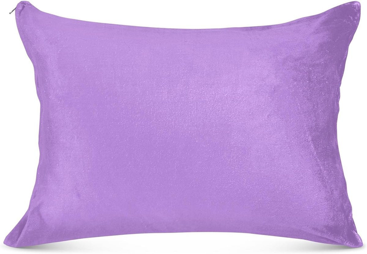 Zachte pluche kussenhoes voor bankdecoratie - Lavendel - 53 x 137 cm