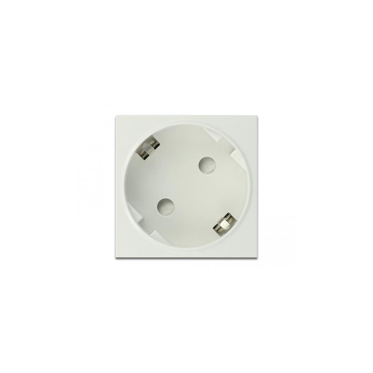 Delock Netwerkkabelconnector Easy 45 met een hoek van 45 graden, Wit, 10 stuks, 45 x 45 mm