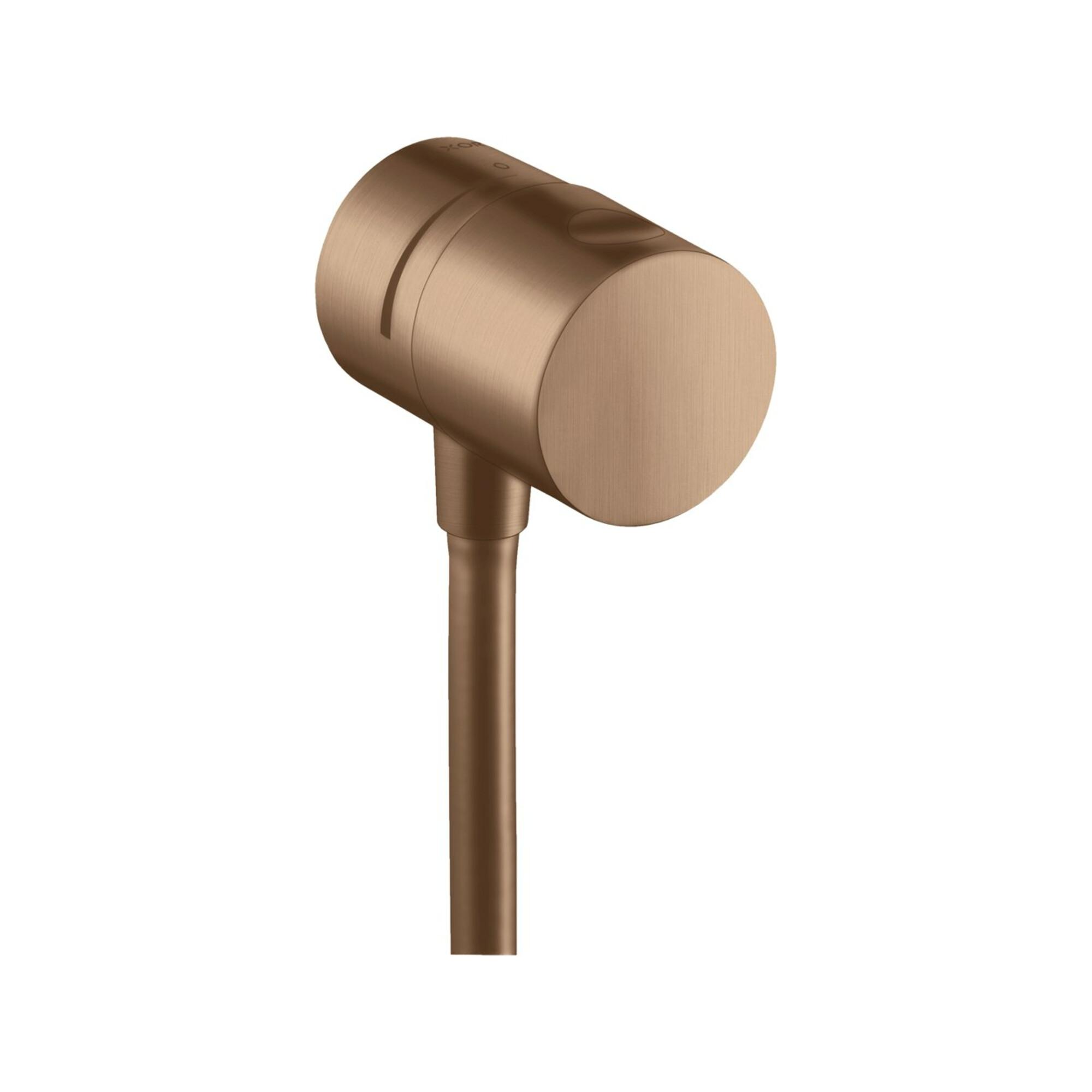 hansgrohe Absperrventil Fixfit Stop AP, brushed red gold (38882310)