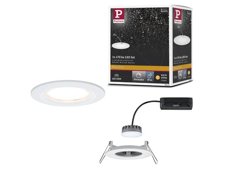 Paulmann Luminaire LED encastré Nova Plus Luminaire individuel rigide