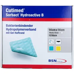 Cutimed Sorbact Hydroactive B 14x14cm 12 ST