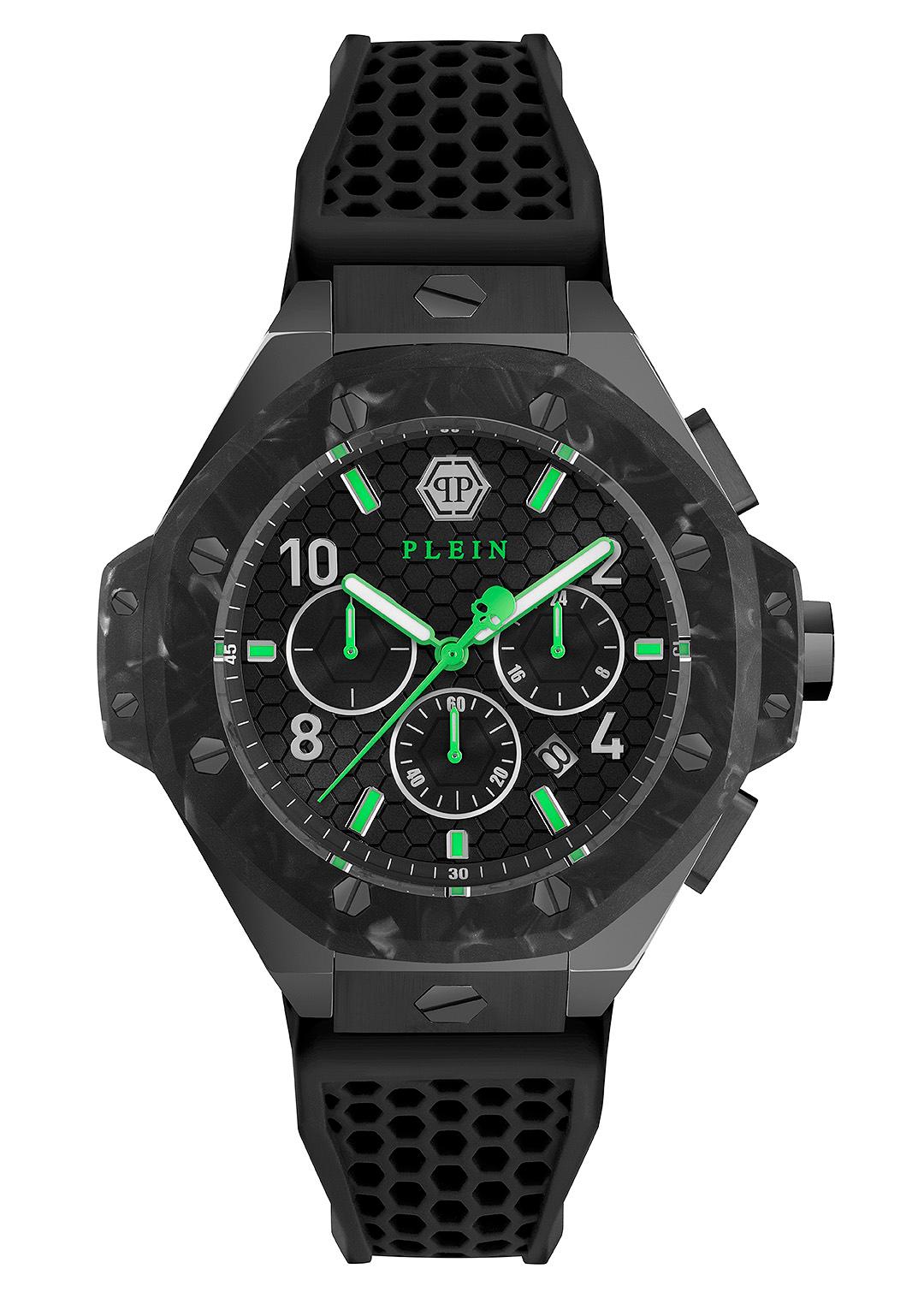 Philipp Plein Plein Chrono Royal Heren Zwarte Horloge PWPRA0624