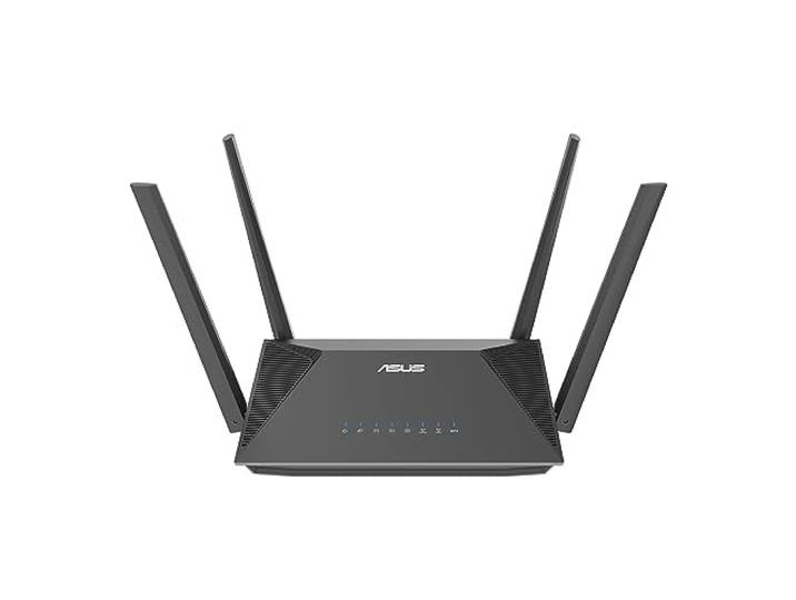 ASUS RT-AX52 (AX1800) Dual Band WiFi 6 Extendable Router, Instant Guard, Ouderlijk Toezicht, Ingebouwde VPN, AiMesh Compatibel, Gaming & Streaming, Slimme Thuis