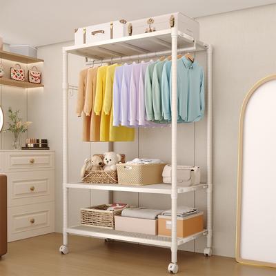 Garvee Heavy Duty Rolling Clothes Rack with Wheels, 693LBS Capacity Freestanding Garment Rack with Adjustable Shelves Rods