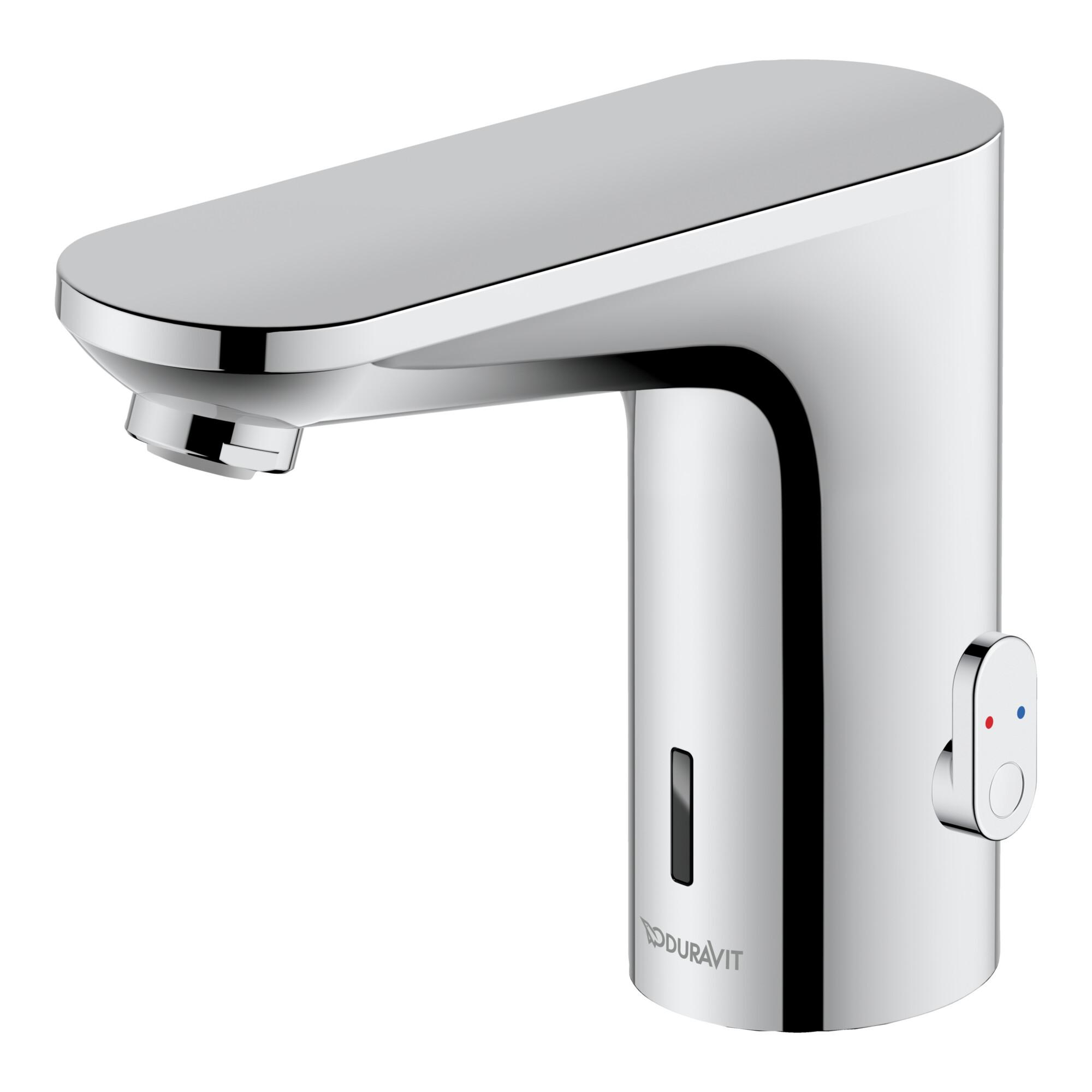 Duravit Infrarot-Waschtischarmatur Sensor 1 Netzt, Ausl. 122mm, Temp.-Reg., chr (SE1090017010)