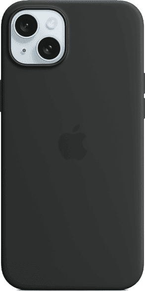 REACONDICIONADO Seminuevo Muy bueno APPLE Funda de silicona con MagSafe para iPhone 15 Plus, Negro
