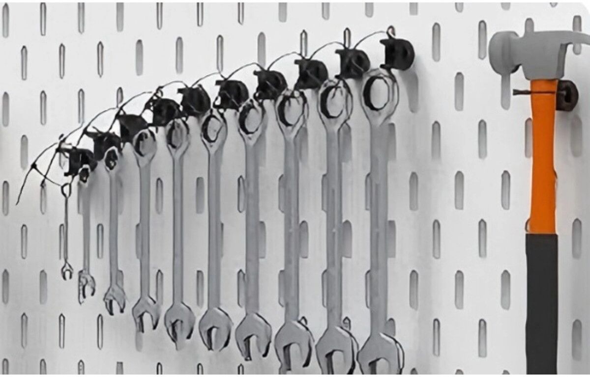 INF Sattelförmiger beschichteter Magnet-Saugnapf x2 – Starker N38 Magnet, 10kg Vertikallast, Kabelklemme