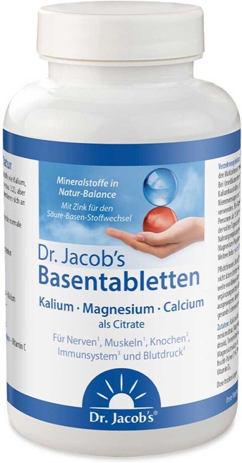 Dr. Jacob's Basentabletten Kalium Magnesium Calcium Citrat 250stk