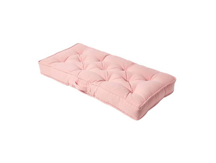 SITZAUFLAGE für Zweisitzer-Sofa 100 x 48 cm – dickes Sitzkissen rosa