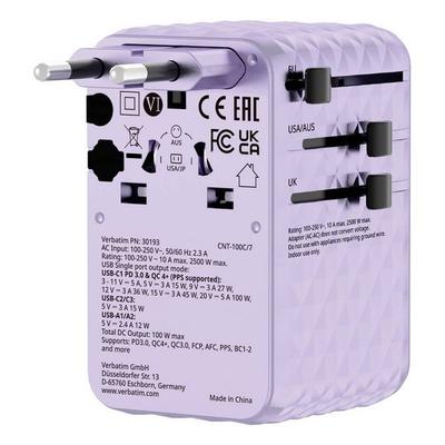 Verbatim 30193 Reiseadapter Charge ’n’ Travel
