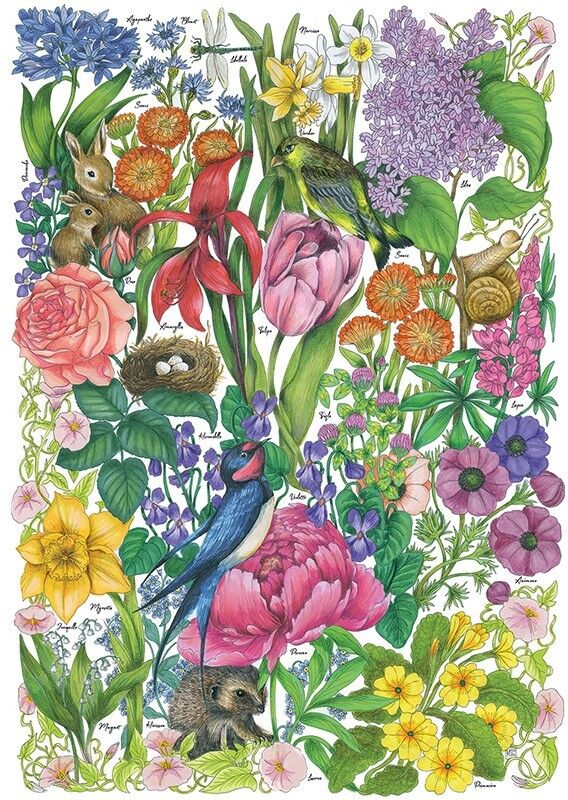 Puzzle 500 pcs Les Fleurs de Printemps - Calypto