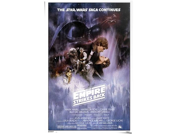 Poster Star Wars - Empire strikes back - 91\,5 x 61 - Papier - REINDERS