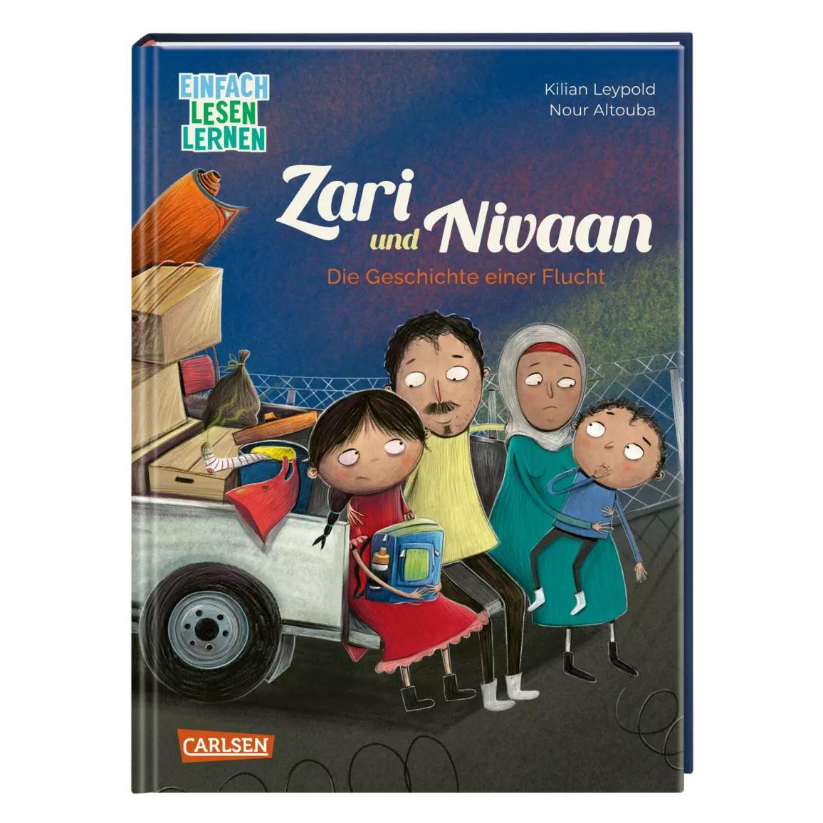 Carlsen Zari und Nivaan - Die Geschichte einer Flucht (Kilian Leypold, Nour Altouba, Deutsch) (K5 096179688)