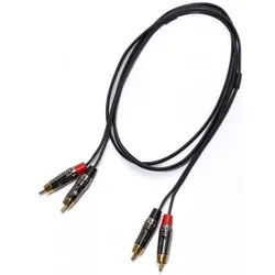 Quik Lok ITST/4RCA-2 Kabel mit 2x Phono-RCA-Steckern / 2x Phono-RCA-Steckern, 2 m (2 m, Cinch Kabel), Audiokabel