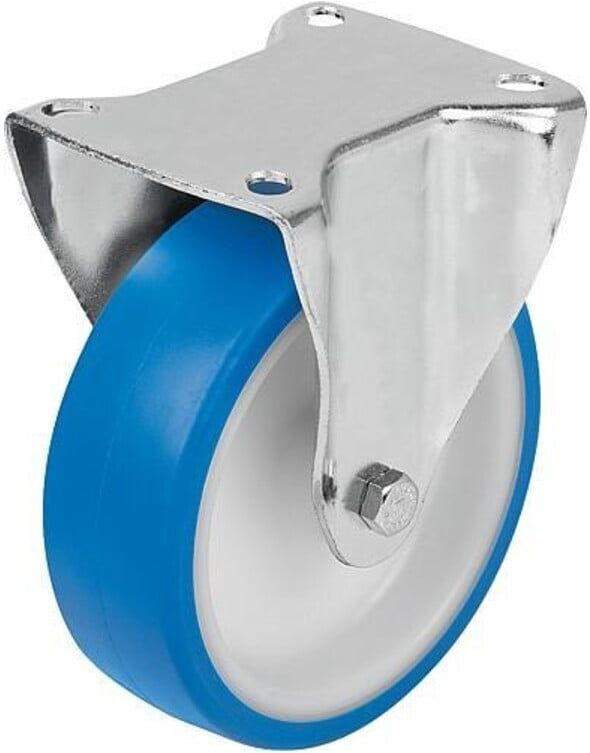 KIPP Bockrolle 125mm Thermoplast für Hygienebereich (K1775.111250401)