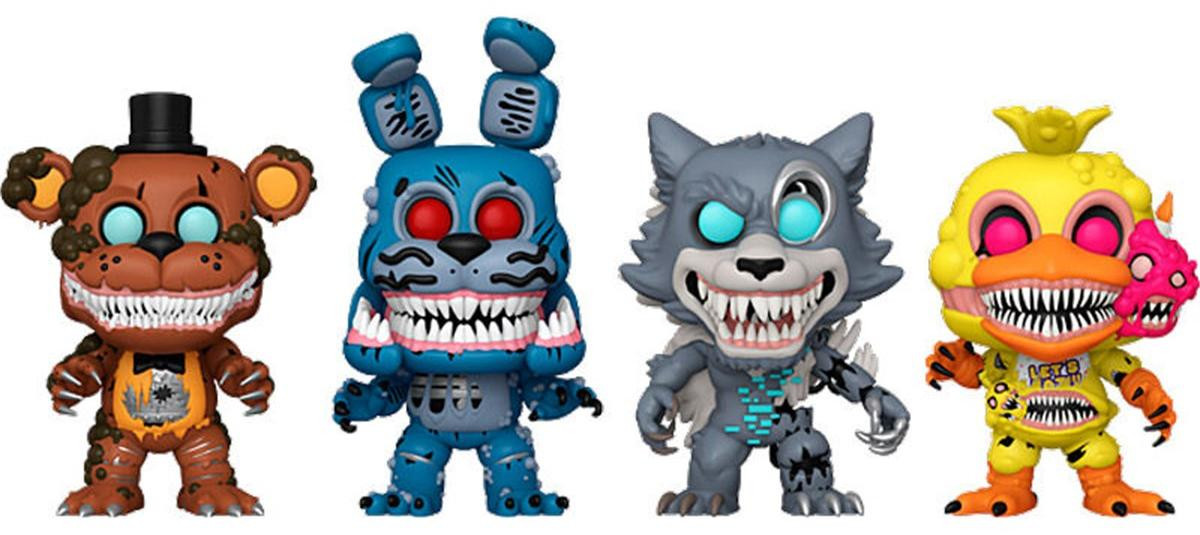 Funko POP! TV Vinyl Figuren Five Nights at Freddy's Twisted Ones 4-delige set, 9 cm
