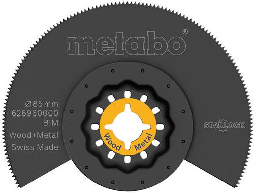Segmentsägeblatt Starlock D.85mm BiM Zahnt. 1,3mm/20TPI Metabo