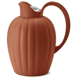 Georg Jensen BERNADOTTE Thermoskanne L, Thermoskanne, Braun
