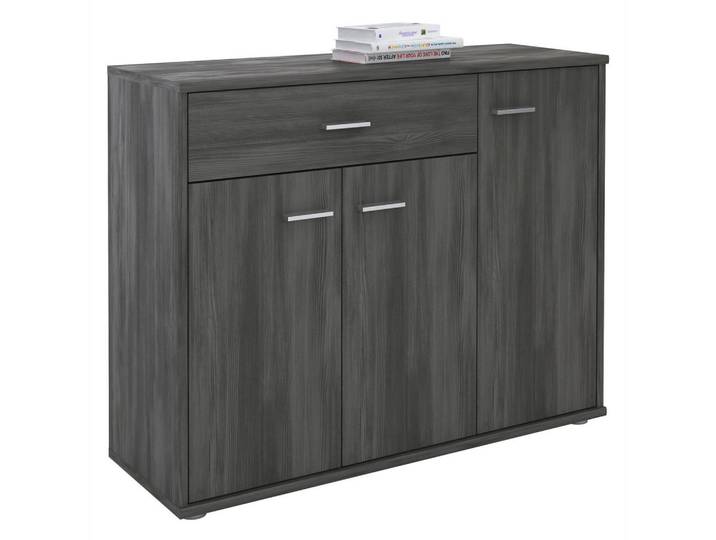 CARO-Möbel Kommode Estelle Esche grau, Eschefarben, Mode, 88x70x30 cm, Kleinmöbel, Kommoden, Kommoden