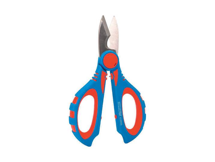 Weicon Elektrikerschere XL für feindrähtige Kabel bis max. 50mm² blau/rot