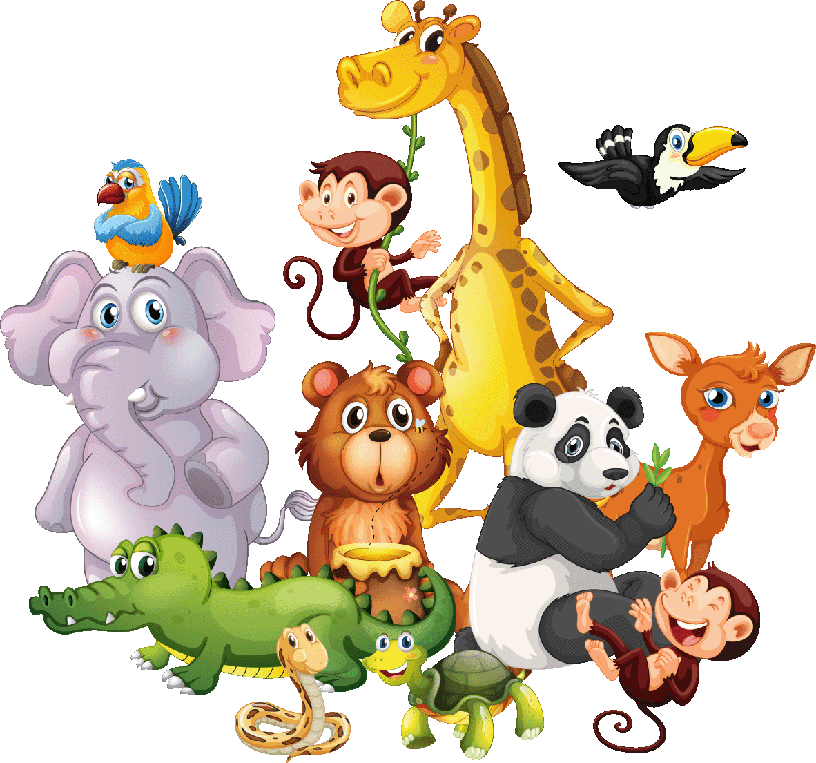 Ambiance-sticker Stickers animaux sympathiques