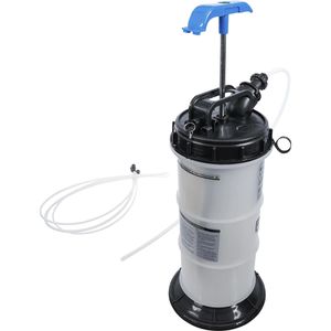 BGS-technic Ölabsaugpumpe Vakuum-Absaugpumpe, 74395, für Bremsflüssigkeit & Öle, mit 6 Liter Behälter