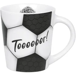 6x Könitz, Tasse, Kaffeebecher Fussball -Tooooor! (380 ml, 6x)