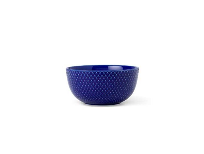 Lyngby Porcelæn Coupe Ø13 cm Rhombe Color Mix & Match en porcelaine\, bleu