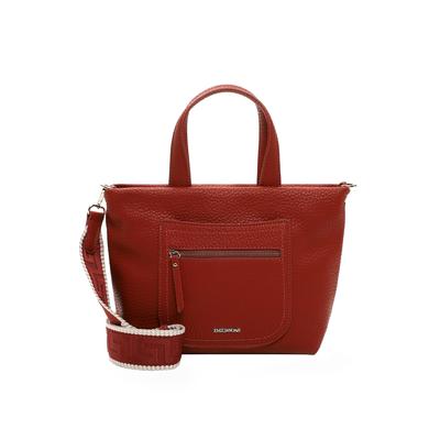 Shopper EMILY & NOAH "Shopper E&N Heidi", Damen, Gr. B/H/T: 33cm x 24cm x 11cm 0, rot (rust 624), Polyester, Taschen Shopper