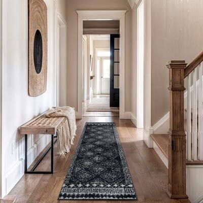 World Rug Gallery Geometric Shag Area Rug