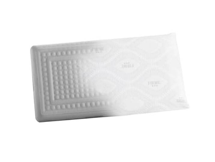 Moonia Technisch kussen met ballen, zacht, visco-elastisch, anatomisch, veilig voor de gezondheid, visco-elastische kussens, massage-effect, 75 cm