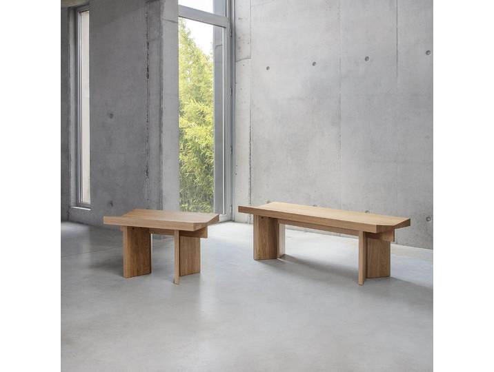 HABITAT - Banc en chêne - 70 cm - Archie