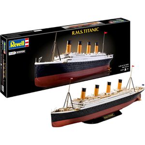 Revell Modellbausatz R.M.S. Titanic Click-System, 156 Teile, Level 2, ab 10 Jahre, Maßstab 1:600