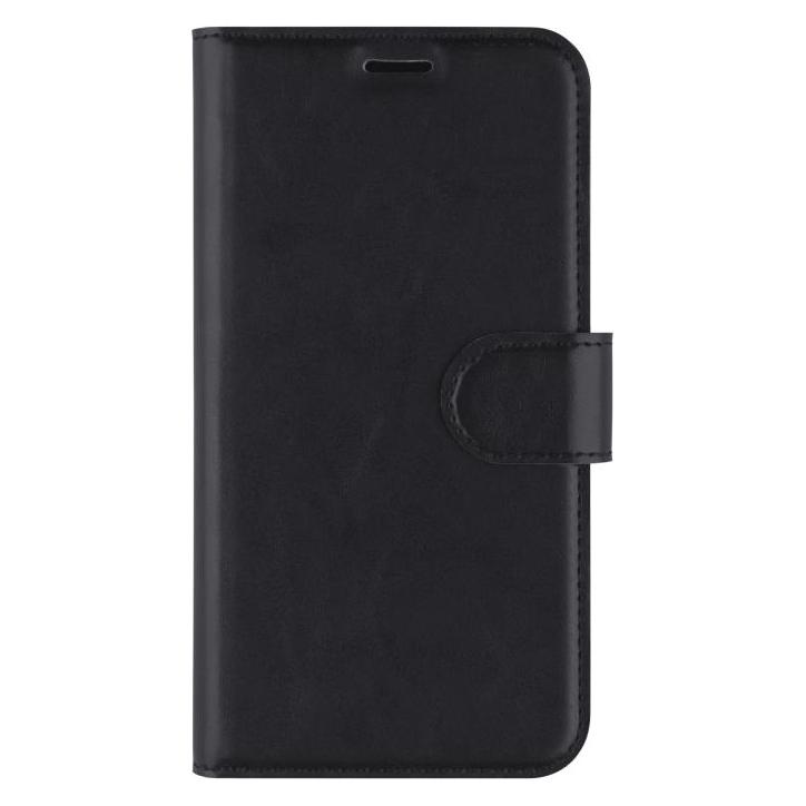 Key Core Slim Wallet - Flipomslag til mobiltelefon - polyurethan - sort - for Motorola Moto C Plus (Motorola Moto C Plus) (KCW40-MCPBL)